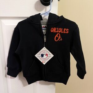 ⚾️NWT Black Orioles Jacket Size 2T